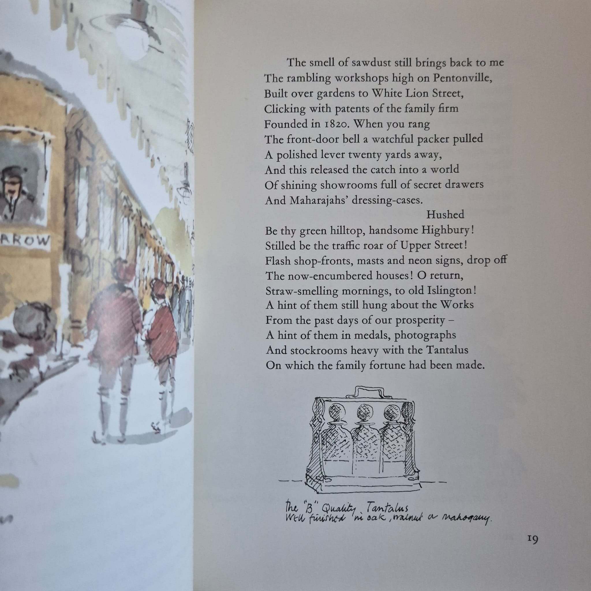 ‘The Illustrated Summoned by Bells’ by John Betjeman, with illustrations by Hugh Casson