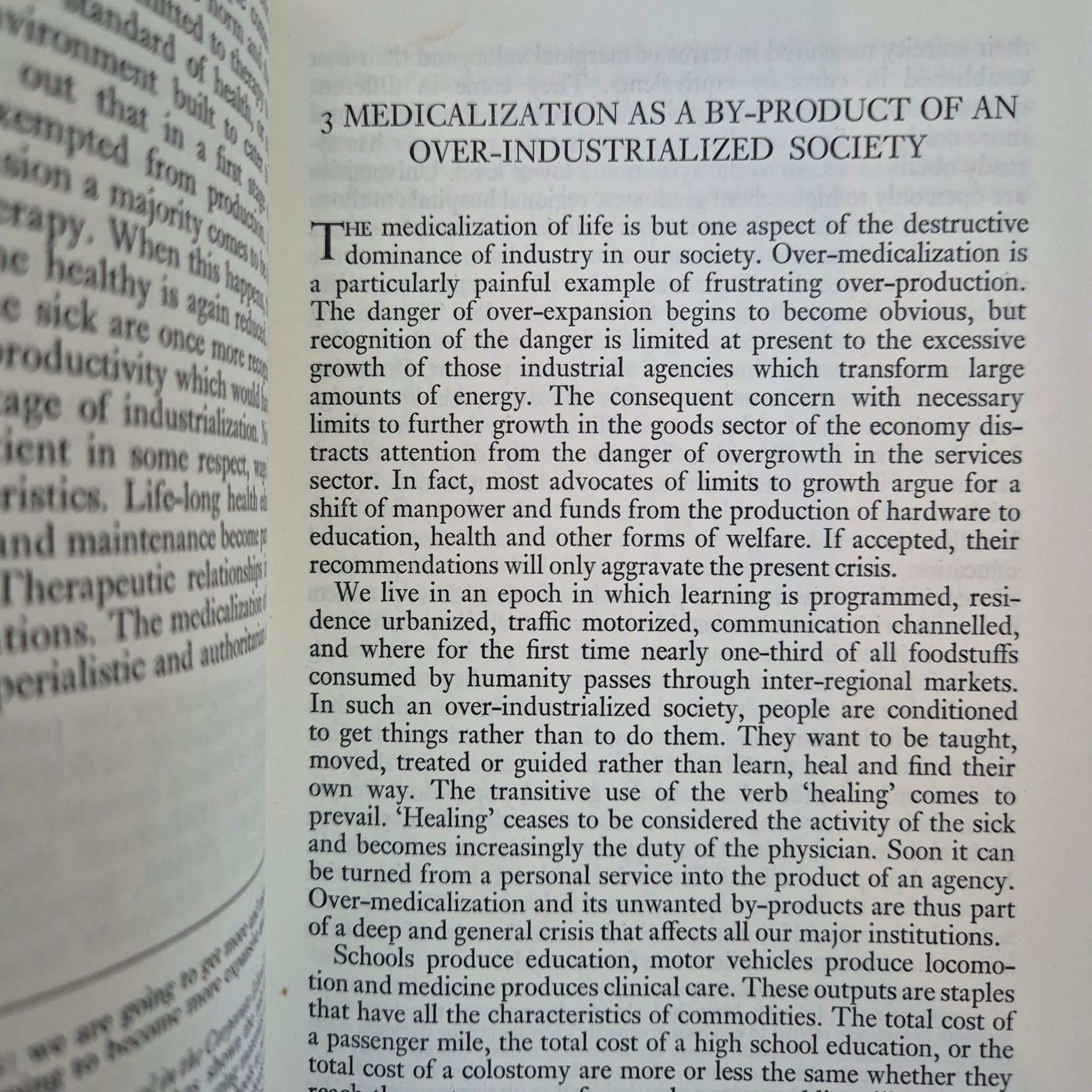 'Medical Nemesis: The Expropriation of Health' by Ivan Illich