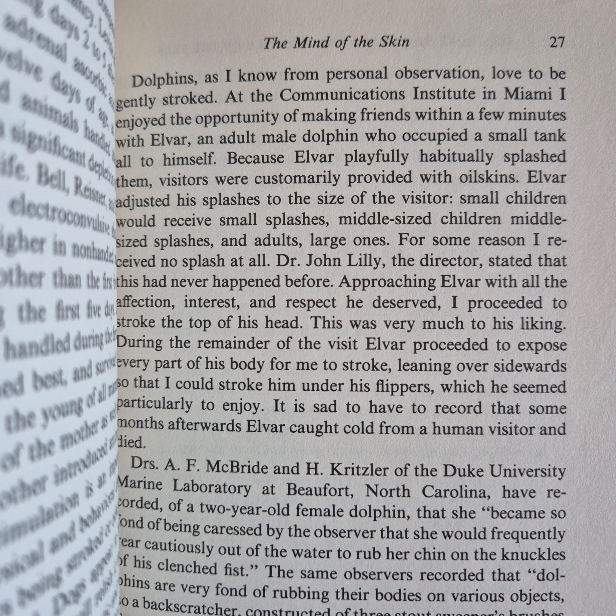 ‘Touching: The Human Significance of the Skin’ by Ashley Montagu