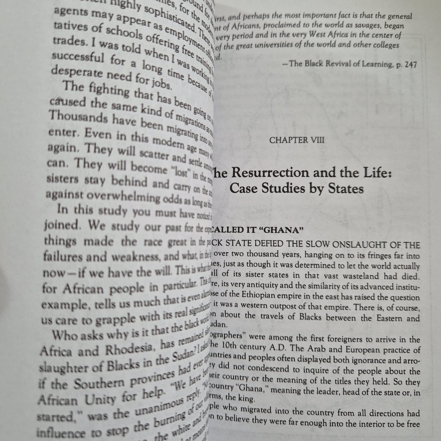 'The Destruction of Black Civilization: Great Issues of a Race from 4500 B.C. to 2000 A.D.' by Chancellor Williams