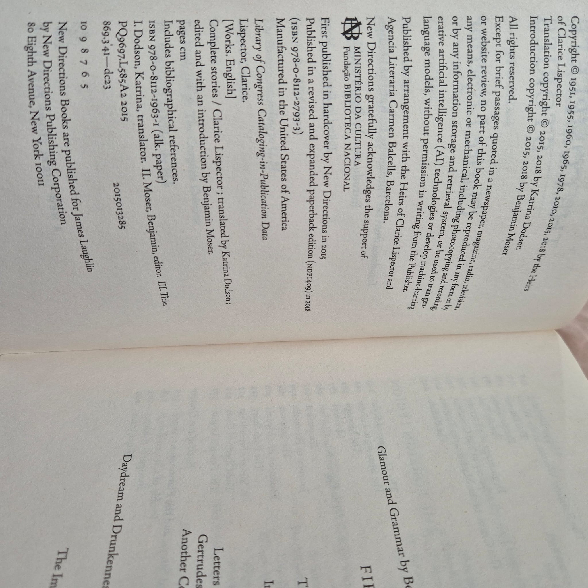 'Complete Stories' by Clarice Lispector