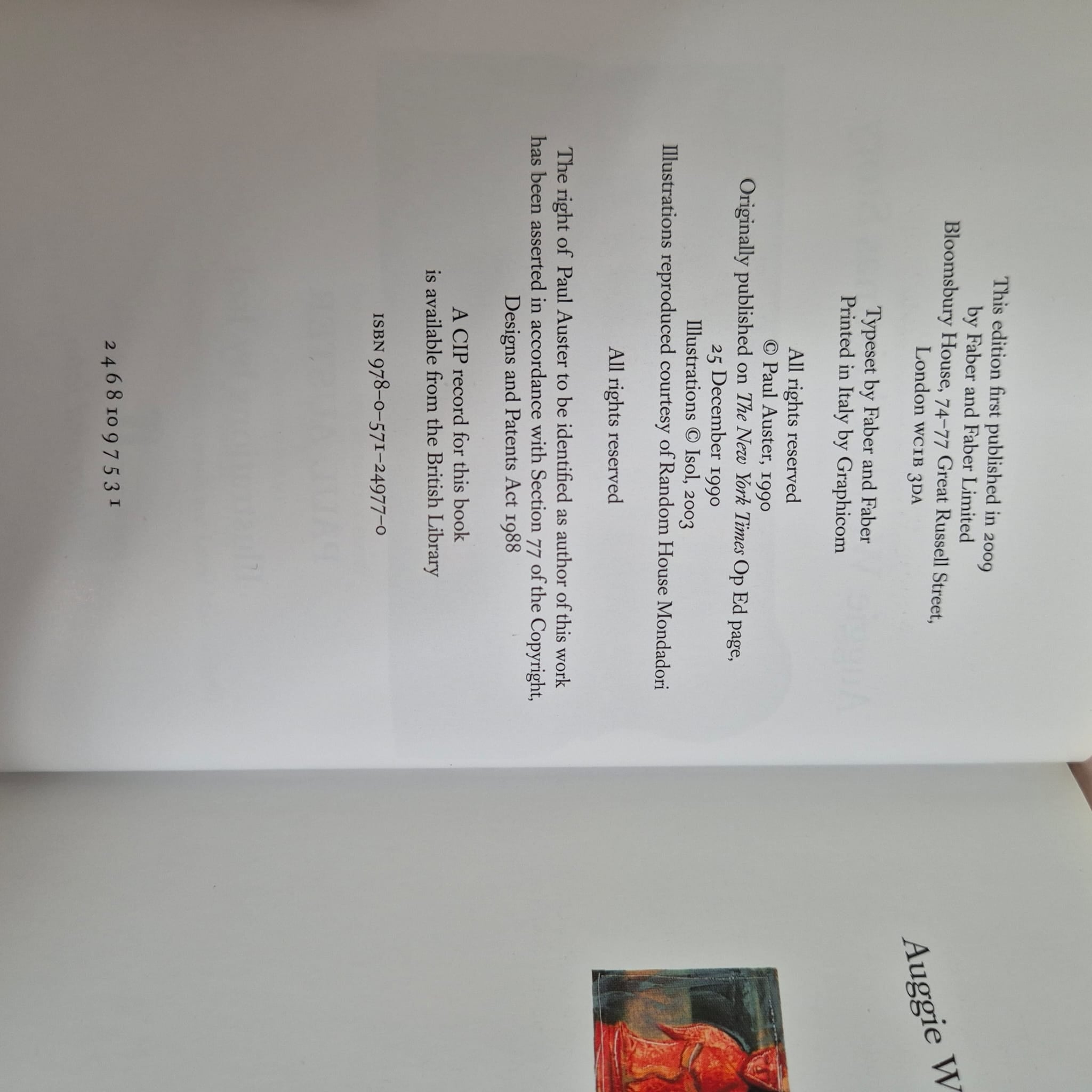 'Auggie Wren’s Christmas Story' by Paul Auster