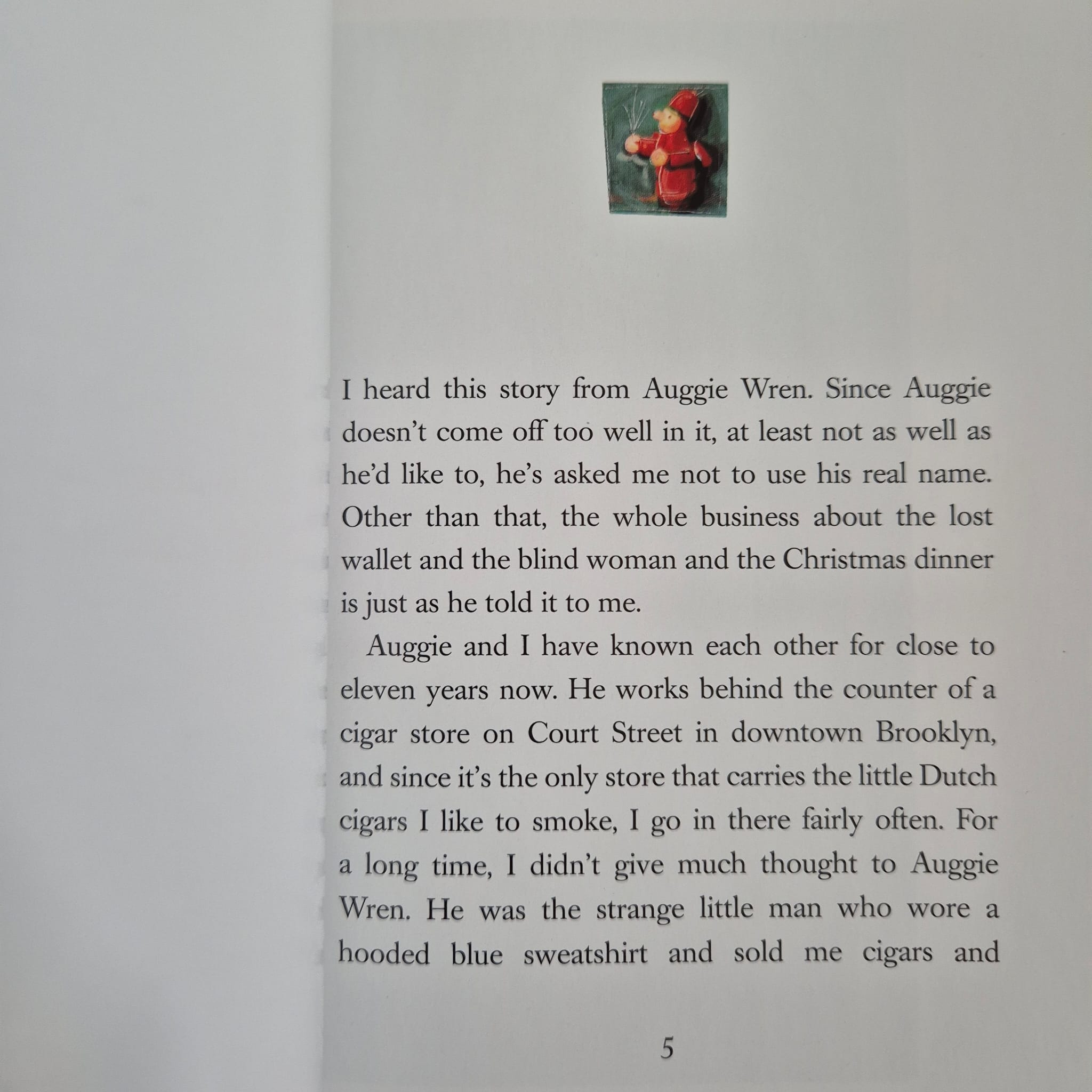'Auggie Wren’s Christmas Story' by Paul Auster