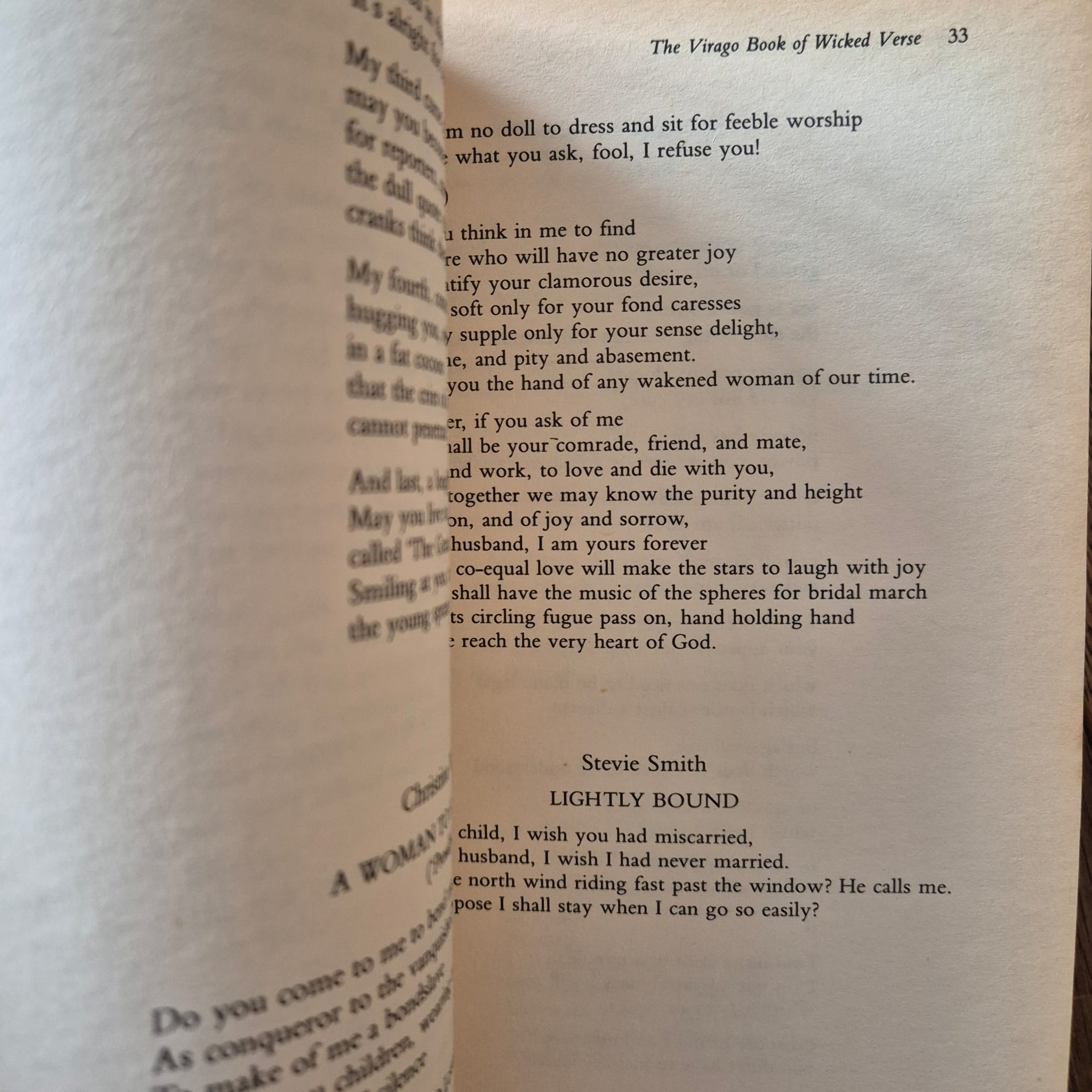 'The Virago Book of Wicked Verse' edited by Jill Dawson