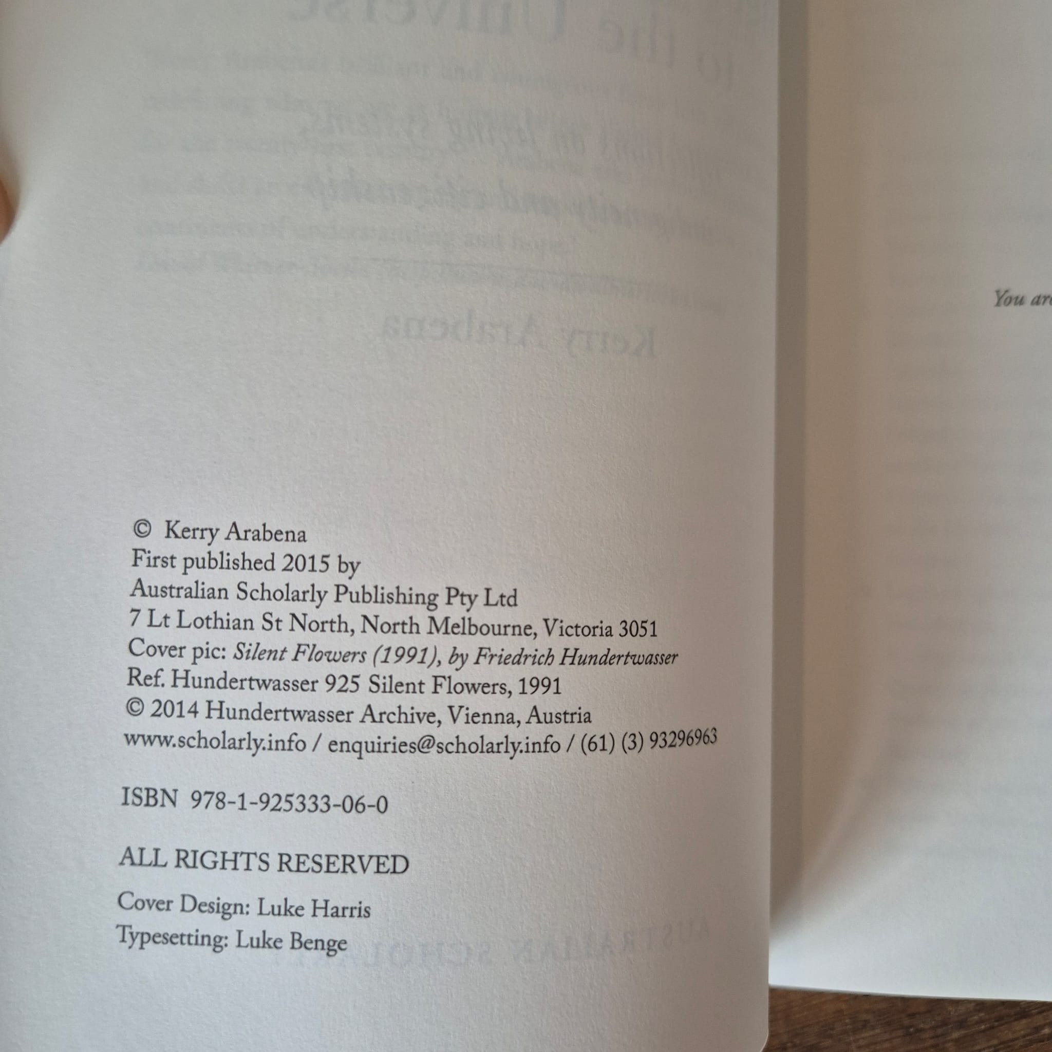 'Becoming Indigenous to the Universe: Reflections on Living Systems, Indigeneity and Citizenship' by Kerry Arabena