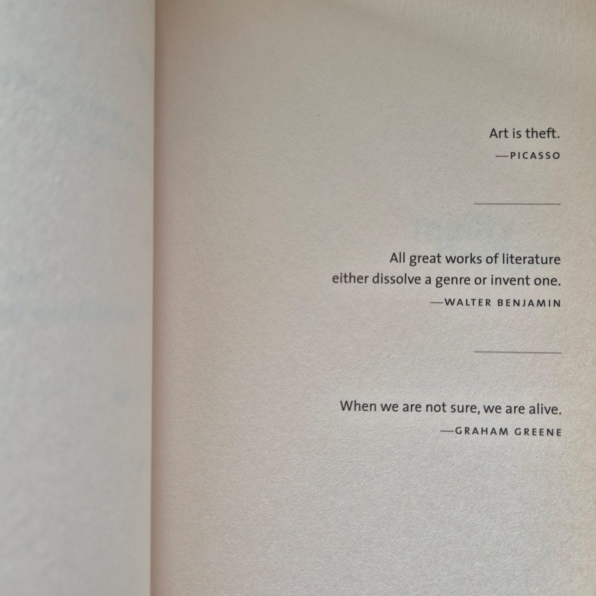 ‘Reality Hunger: A Manifesto’ by David Shields