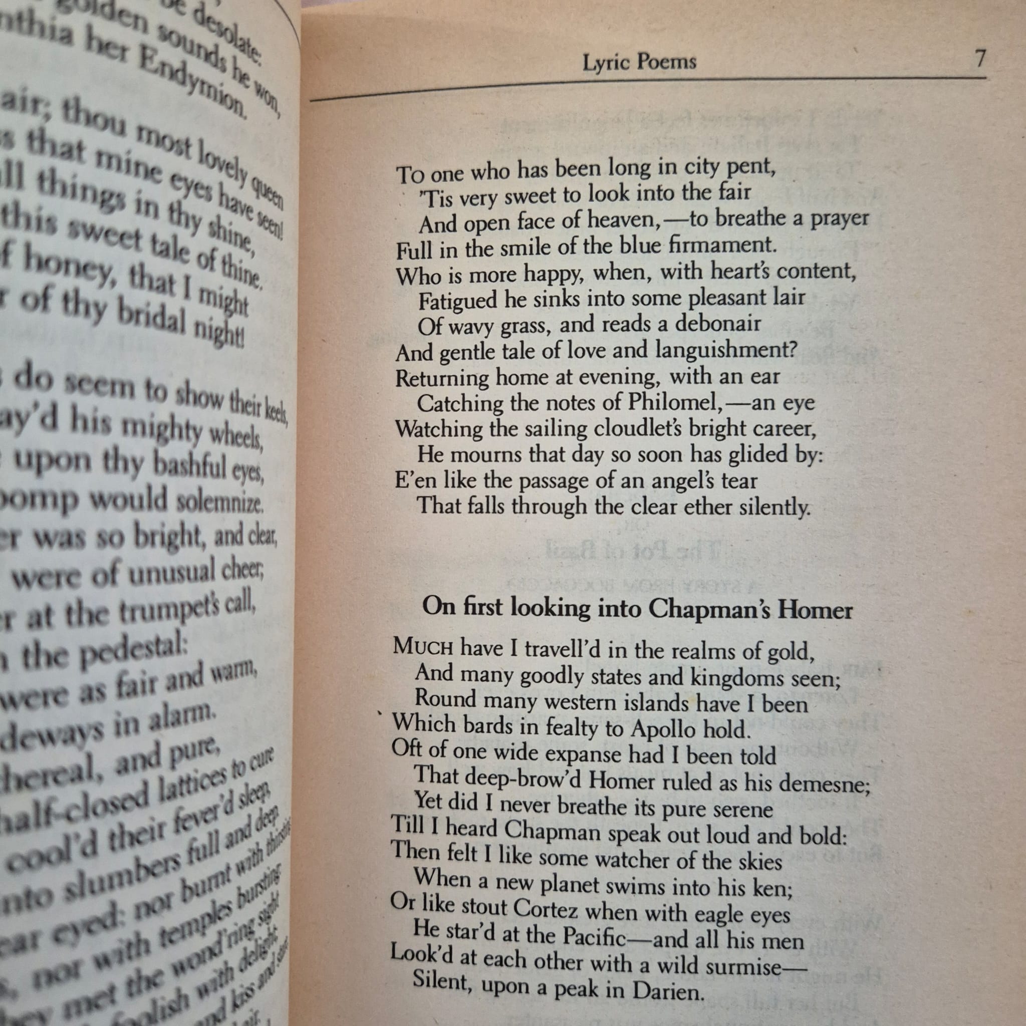 ‘Lyric Poems’ by John Keats