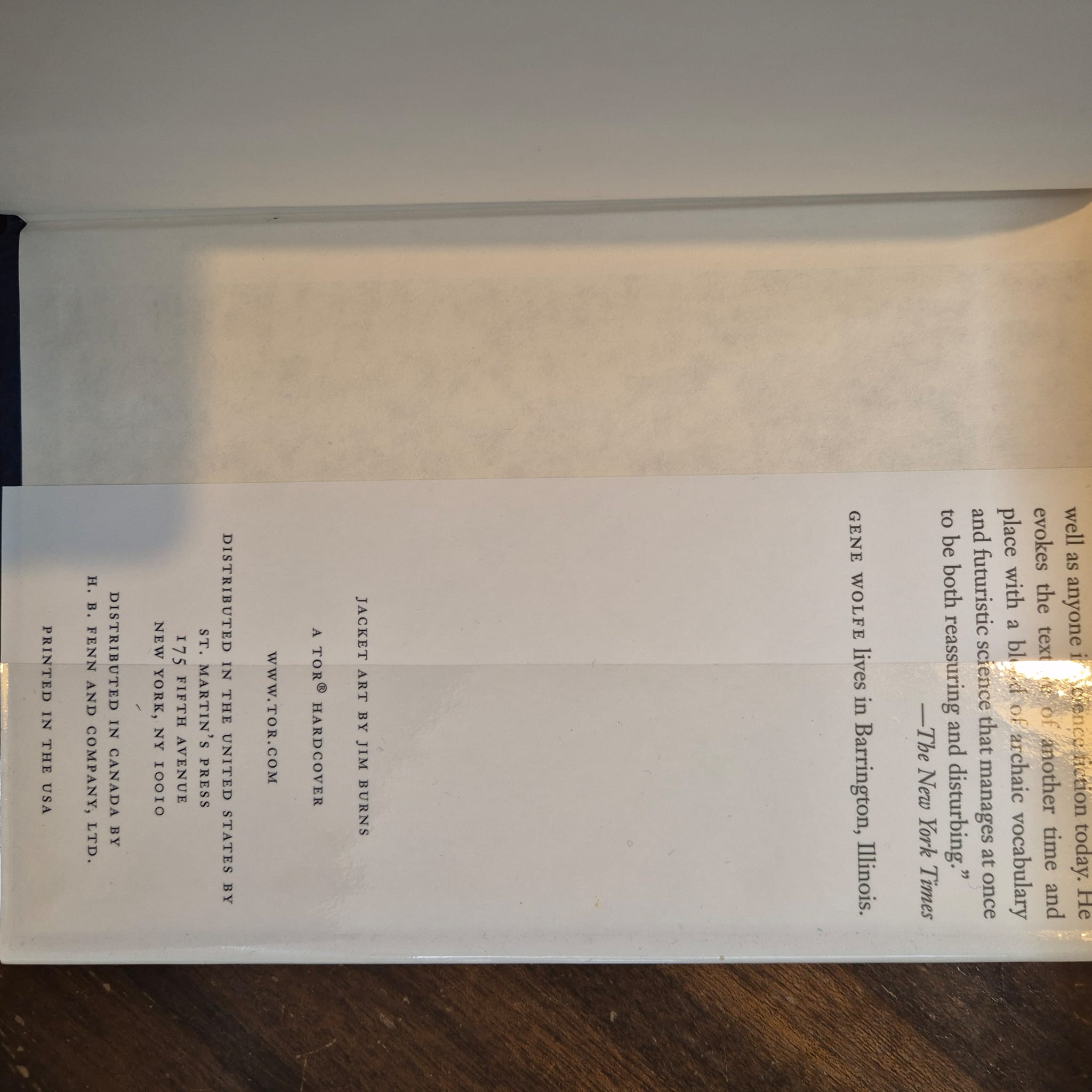 'On Blue's Waters' by Gene Wolfe