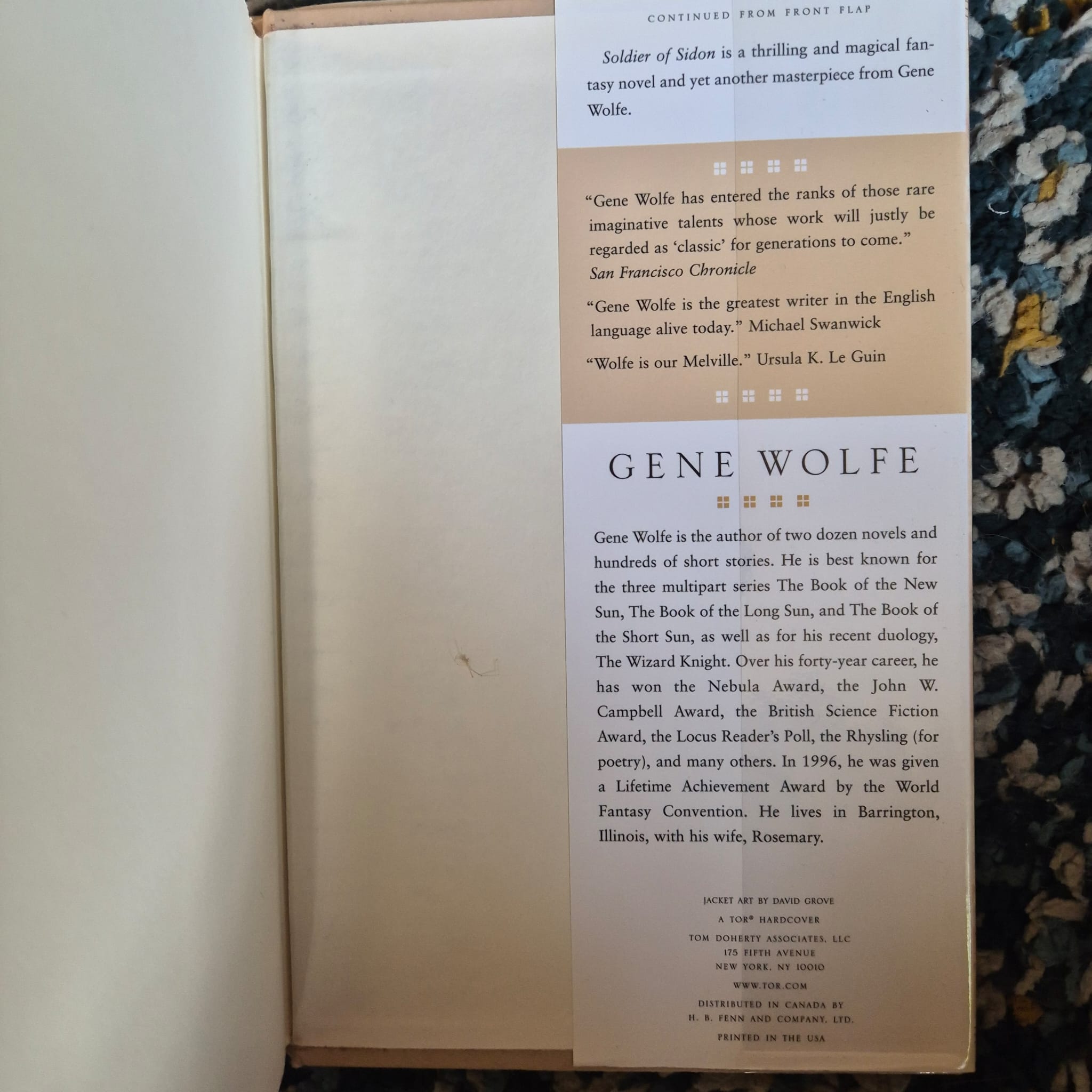 'Soldier of Sidon' by Gene Wolfe