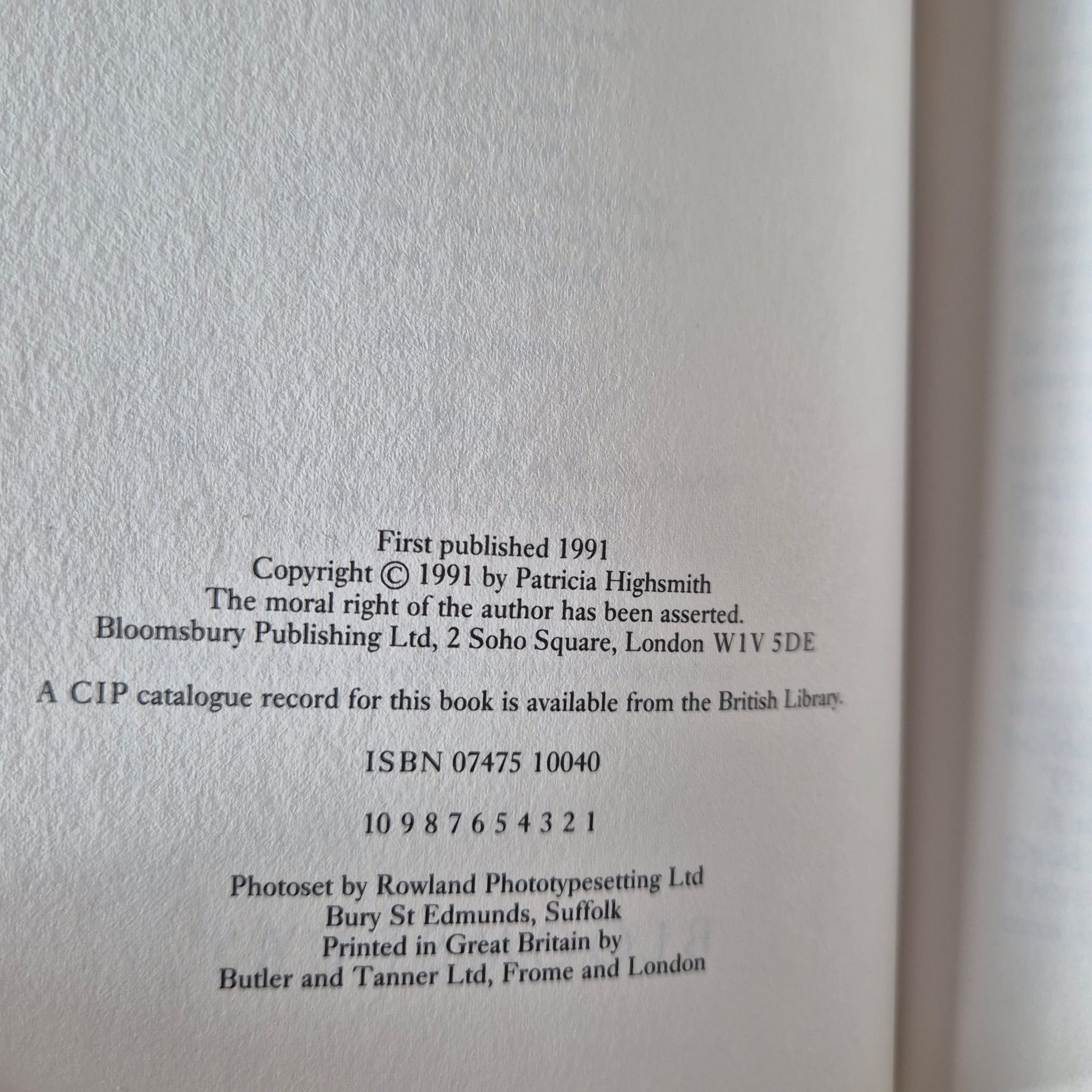 'Ripley Under Water' by Patricia Highsmith