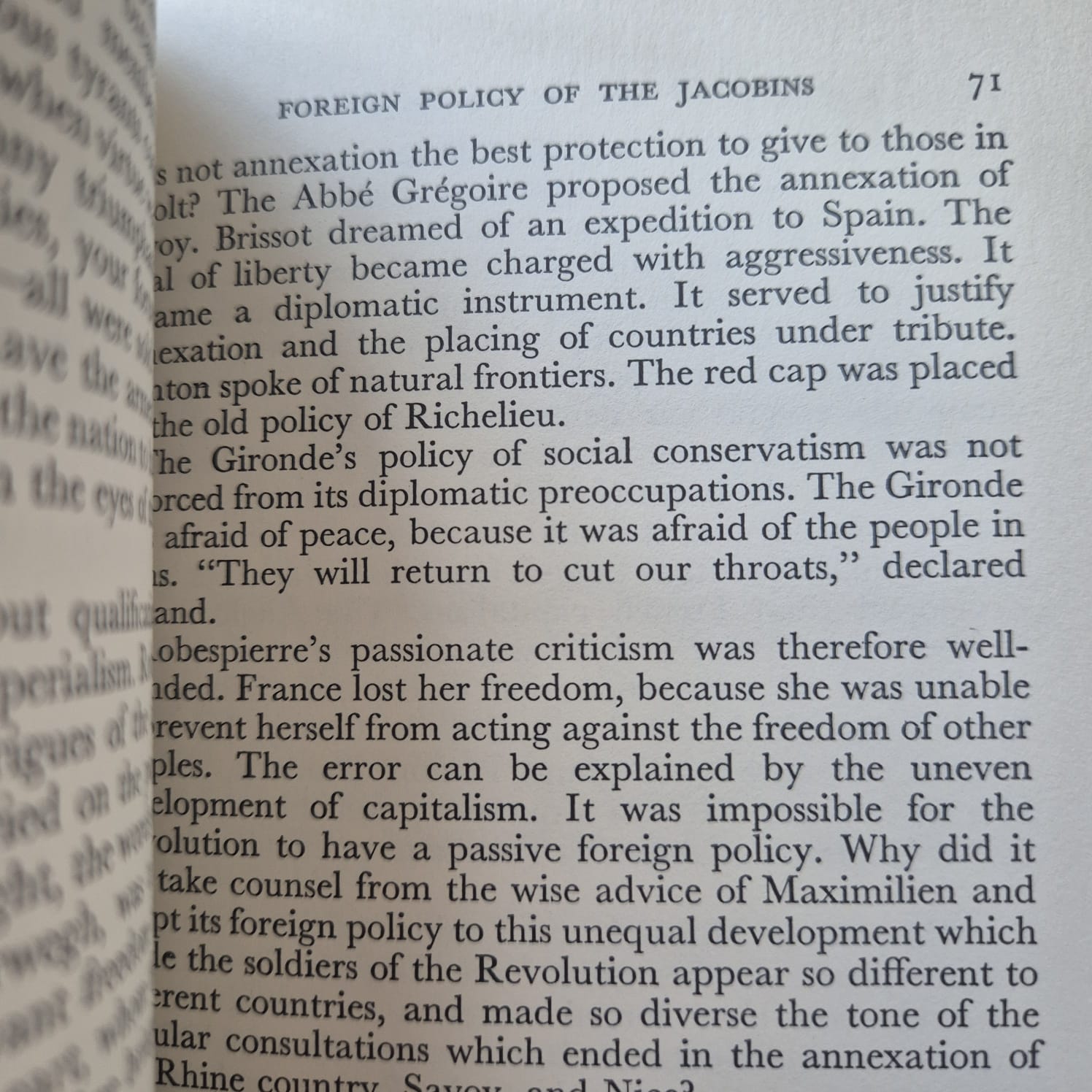 'Essays on the French Revolution' edited by T. A. Jackson