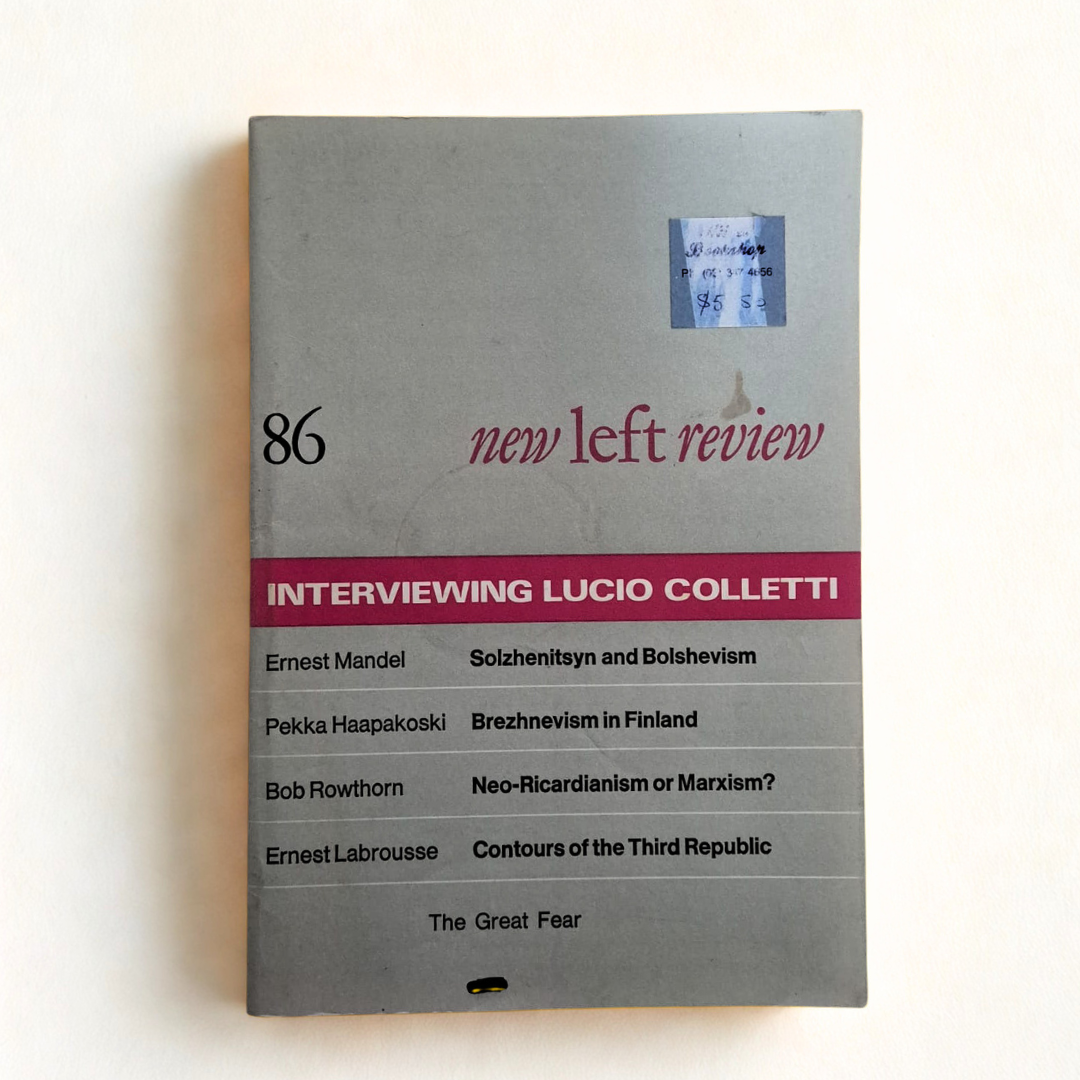 'New Left Review: Issue 86' by the New Left Review