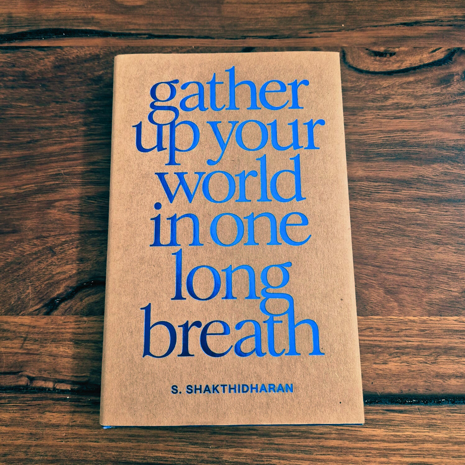 'gather up your world in one long breath' by S. Shakthidharan