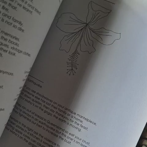 'bathers on the beach' & 'The Book Of The Dead And Wounded' by Alicia Bee