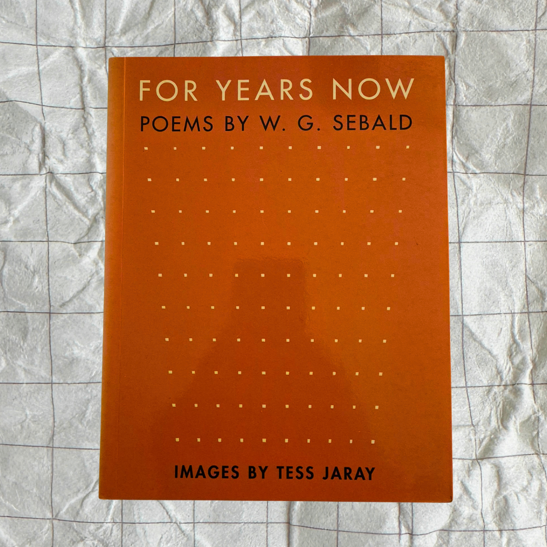 'For Years Now' by W. G. Sebald, images by Tess Jaray