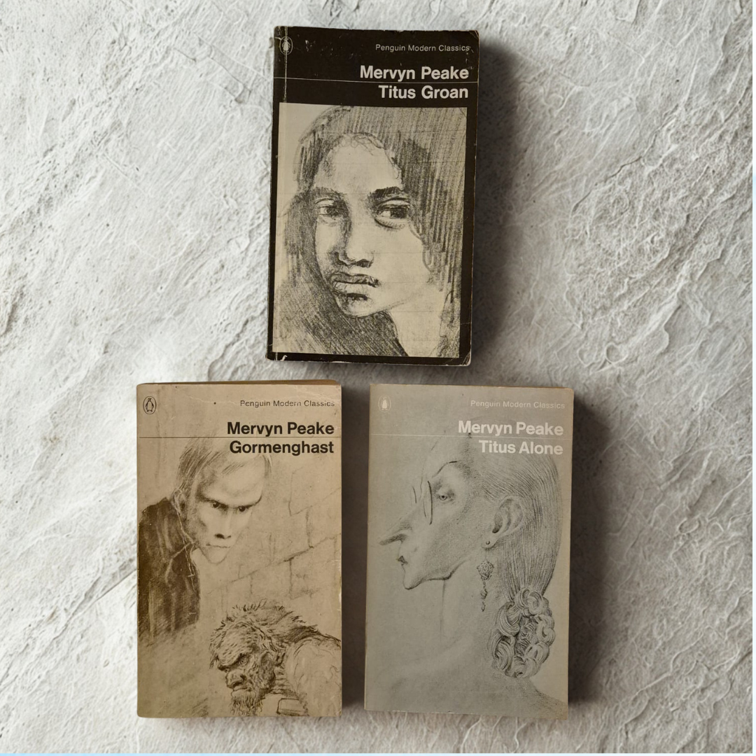 'The Gormenghast Trilogy: Titus Groan, Gormenghast & Titus Alone' by Mervyn Peake