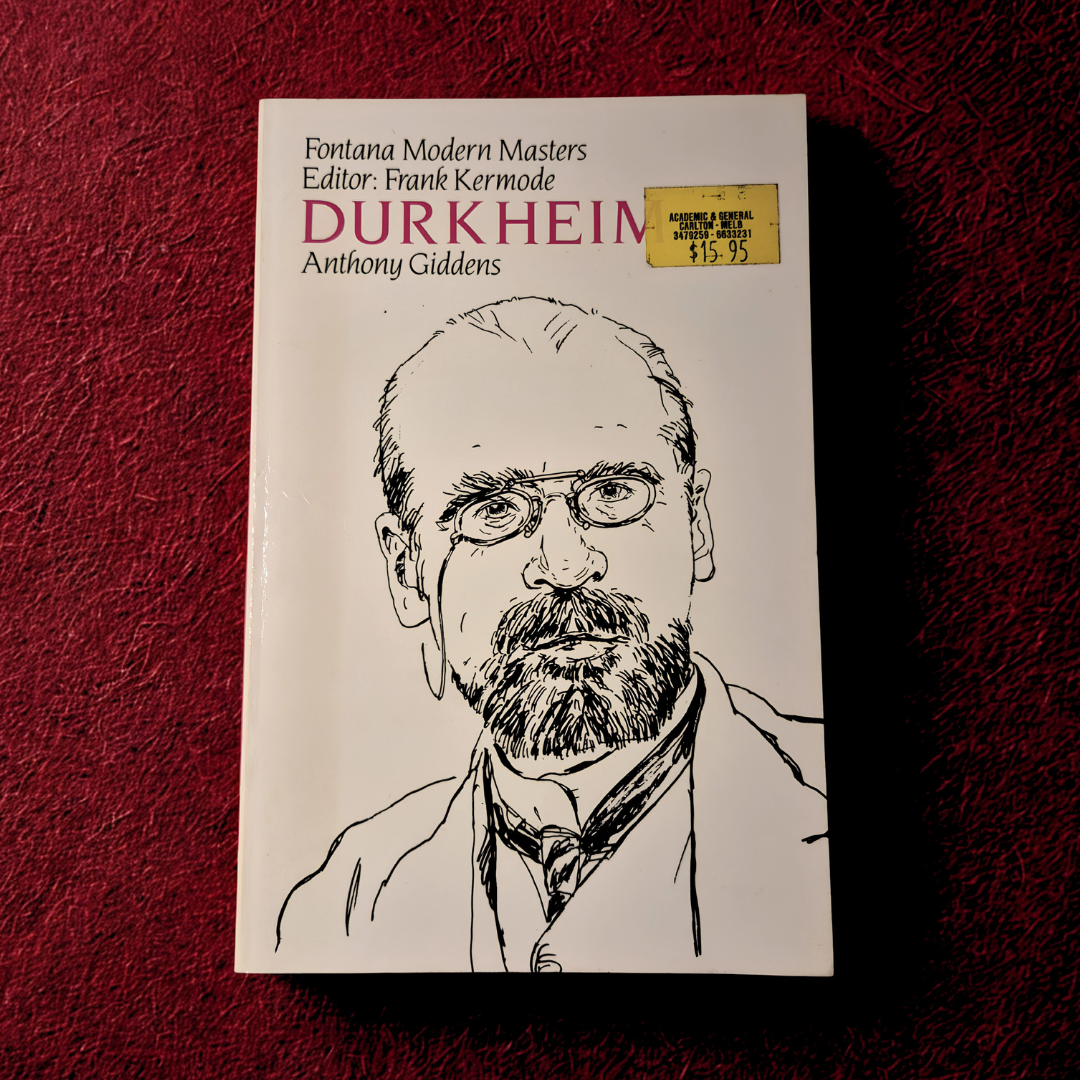 'Durkheim' by Anthony Giddens