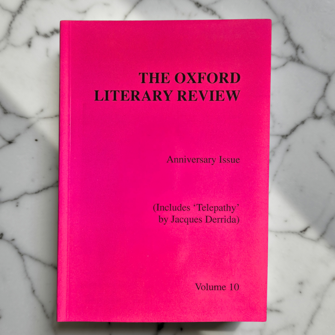'The Oxford Literary Review: Anniversary Issue, Volume 10, Nos. 1–2' edited by Geoffrey Bennington, Rachel Bowlby, Nicholas Royle and Robert Young
